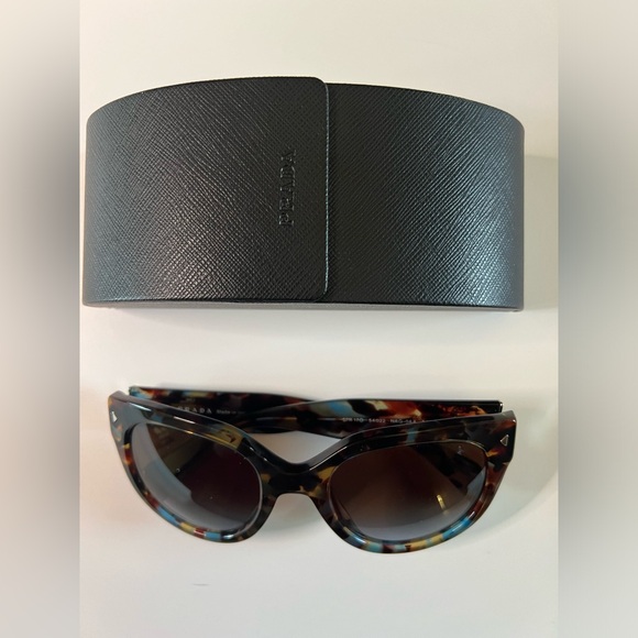 Prada Cat Eye Sunglasses Multicolor Frame 52 mm - Picture 2 of 9